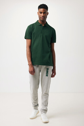 IQONIQ Yosemite Piqué-Poloshirt aus recycelter Baumwolle forest green bedrucken, Art.-Nr. T9200.005.XL