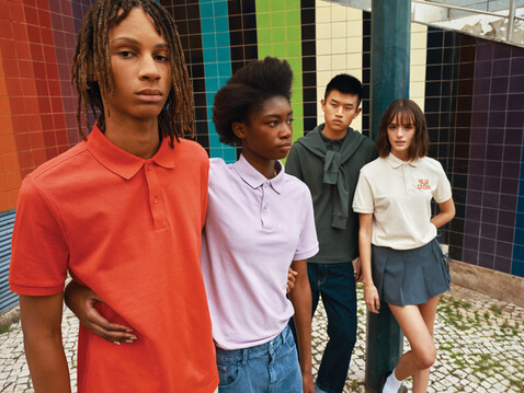 IQONIQ Yosemite Piqué-Poloshirt aus recycelter Baumwolle forest green bedrucken, Art.-Nr. T9200.005.XL
