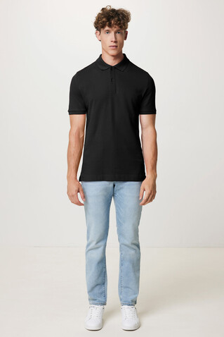 IQONIQ Yosemite Piqué-Poloshirt aus recycelter Baumwolle schwarz bedrucken, Art.-Nr. T9200.001.4XL IQONIQ Yosemite Piqué-Poloshirt aus recycelter Baumwolle schwarz bedrucken, Art.-Nr. T9200.001.4XL