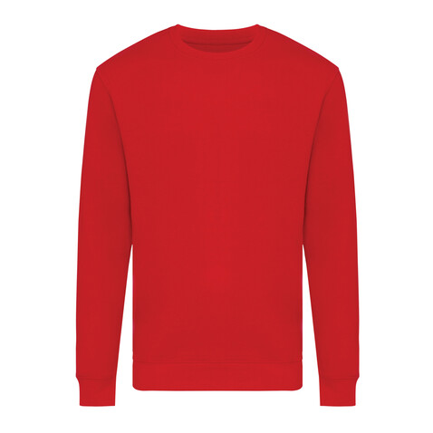 IQONIQ Zion Rundhals-Sweater aus recycelter Baumwolle rot bedrucken, Art.-Nr. T9300.029.L IQONIQ Zion Rundhals-Sweater aus recycelter Baumwolle rot bedrucken, Art.-Nr. T9300.029.L