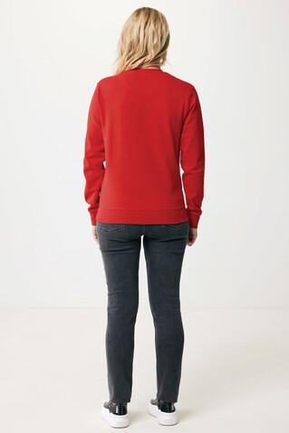 IQONIQ Zion Rundhals-Sweater aus recycelter Baumwolle rot bedrucken, Art.-Nr. T9300.029.L IQONIQ Zion Rundhals-Sweater aus recycelter Baumwolle rot bedrucken, Art.-Nr. T9300.029.L