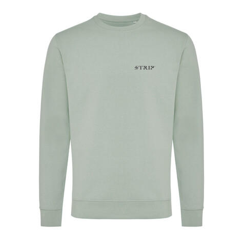 IQONIQ Zion Rundhals-Sweater aus recycelter Baumwolle Iceberg green bedrucken, Art.-Nr. T9300.023.XXL IQONIQ Zion Rundhals-Sweater aus recycelter Baumwolle Iceberg green bedrucken, Art.-Nr. T9300.023.XXL