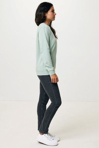 IQONIQ Zion Rundhals-Sweater aus recycelter Baumwolle Iceberg green bedrucken, Art.-Nr. T9300.023.XXL IQONIQ Zion Rundhals-Sweater aus recycelter Baumwolle Iceberg green bedrucken, Art.-Nr. T9300.023.XXL