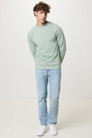 IQONIQ Zion Rundhals-Sweater aus recycelter Baumwolle Iceberg green bedrucken, Art.-Nr. T9300.023.XXL IQONIQ Zion Rundhals-Sweater aus recycelter Baumwolle Iceberg green bedrucken, Art.-Nr. T9300.023.XXL