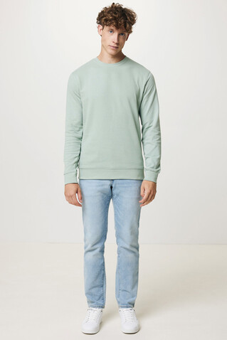 IQONIQ Zion Rundhals-Sweater aus recycelter Baumwolle Iceberg green bedrucken, Art.-Nr. T9300.023.XXL IQONIQ Zion Rundhals-Sweater aus recycelter Baumwolle Iceberg green bedrucken, Art.-Nr. T9300.023.XXL