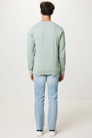 IQONIQ Zion Rundhals-Sweater aus recycelter Baumwolle Iceberg green bedrucken, Art.-Nr. T9300.023.XXL IQONIQ Zion Rundhals-Sweater aus recycelter Baumwolle Iceberg green bedrucken, Art.-Nr. T9300.023.XXL