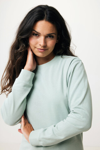 IQONIQ Zion Rundhals-Sweater aus recycelter Baumwolle Iceberg green bedrucken, Art.-Nr. T9300.023.XXL IQONIQ Zion Rundhals-Sweater aus recycelter Baumwolle Iceberg green bedrucken, Art.-Nr. T9300.023.XXL