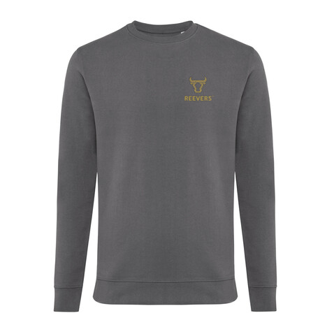 IQONIQ Zion Rundhals-Sweater aus recycelter Baumwolle anthrazit bedrucken, Art.-Nr. T9300.019.XXL IQONIQ Zion Rundhals-Sweater aus recycelter Baumwolle anthrazit bedrucken, Art.-Nr. T9300.019.XXL