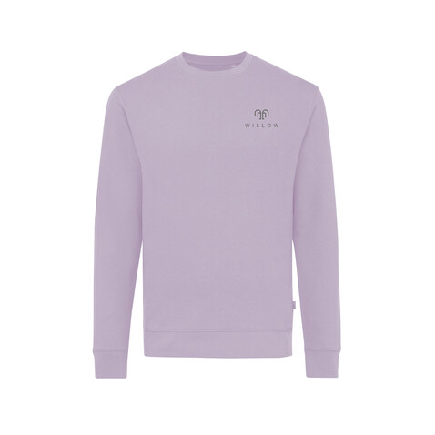 IQONIQ Zion Rundhals-Sweater aus recycelter Baumwolle lavender bedrucken, Art.-Nr. T9300.011.XS IQONIQ Zion Rundhals-Sweater aus recycelter Baumwolle lavender bedrucken, Art.-Nr. T9300.011.XS