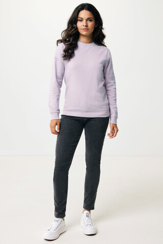 IQONIQ Zion Rundhals-Sweater aus recycelter Baumwolle lavender bedrucken, Art.-Nr. T9300.011.XS IQONIQ Zion Rundhals-Sweater aus recycelter Baumwolle lavender bedrucken, Art.-Nr. T9300.011.XS