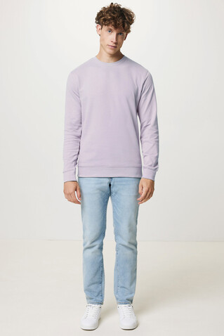 IQONIQ Zion Rundhals-Sweater aus recycelter Baumwolle lavender bedrucken, Art.-Nr. T9300.011.XS IQONIQ Zion Rundhals-Sweater aus recycelter Baumwolle lavender bedrucken, Art.-Nr. T9300.011.XS