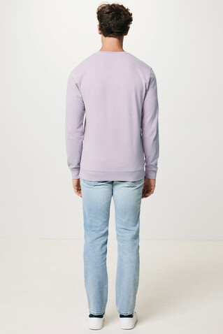 IQONIQ Zion Rundhals-Sweater aus recycelter Baumwolle lavender bedrucken, Art.-Nr. T9300.011.XS IQONIQ Zion Rundhals-Sweater aus recycelter Baumwolle lavender bedrucken, Art.-Nr. T9300.011.XS