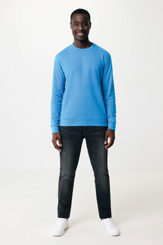 IQONIQ Zion Rundhals-Sweater aus recycelter Baumwolle tranquil blue bedrucken, Art.-Nr. T9300.010.XXXL IQONIQ Zion Rundhals-Sweater aus recycelter Baumwolle tranquil blue bedrucken, Art.-Nr. T9300.010.XXXL