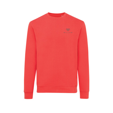 IQONIQ Zion Rundhals-Sweater aus recycelter Baumwolle luscious red bedrucken, Art.-Nr. T9300.008.XXL IQONIQ Zion Rundhals-Sweater aus recycelter Baumwolle luscious red bedrucken, Art.-Nr. T9300.008.XXL
