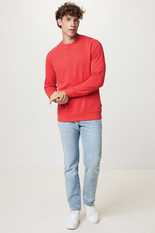 IQONIQ Zion Rundhals-Sweater aus recycelter Baumwolle luscious red bedrucken, Art.-Nr. T9300.008.XXL IQONIQ Zion Rundhals-Sweater aus recycelter Baumwolle luscious red bedrucken, Art.-Nr. T9300.008.XXL