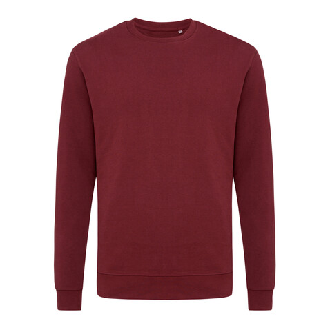 IQONIQ Zion Rundhals-Sweater aus recycelter Baumwolle burgunderrot bedrucken, Art.-Nr. T9300.007.XXS IQONIQ Zion Rundhals-Sweater aus recycelter Baumwolle burgunderrot bedrucken, Art.-Nr. T9300.007.XXS