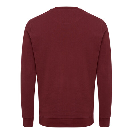 IQONIQ Zion Rundhals-Sweater aus recycelter Baumwolle burgunderrot bedrucken, Art.-Nr. T9300.007.XXS IQONIQ Zion Rundhals-Sweater aus recycelter Baumwolle burgunderrot bedrucken, Art.-Nr. T9300.007.XXS