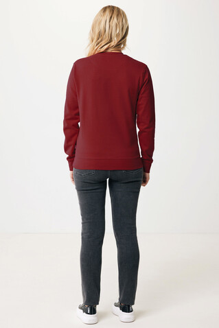 IQONIQ Zion Rundhals-Sweater aus recycelter Baumwolle burgunderrot bedrucken, Art.-Nr. T9300.007.XXS IQONIQ Zion Rundhals-Sweater aus recycelter Baumwolle burgunderrot bedrucken, Art.-Nr. T9300.007.XXS