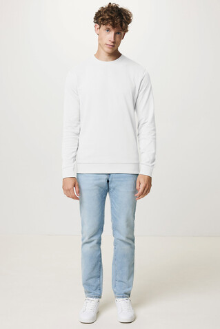 IQONIQ Zion Rundhals-Sweater aus recycelter Baumwolle recycled white bedrucken, Art.-Nr. T9300.004.XXL IQONIQ Zion Rundhals-Sweater aus recycelter Baumwolle recycled white bedrucken, Art.-Nr. T9300.004.XXL