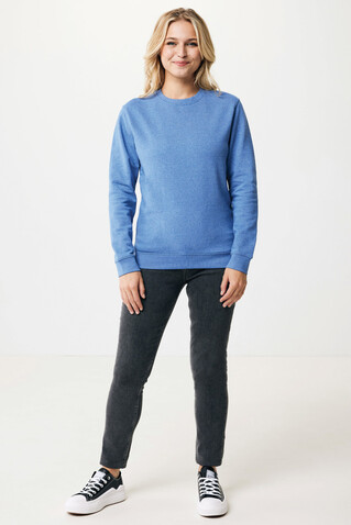 IQONIQ Denali ungefärbt. Rundhals-Sweater aus recycelter BW heather blue bedrucken, Art.-Nr. T9301.024.L IQONIQ Denali ungefärbt. Rundhals-Sweater aus recycelter BW heather blue bedrucken, Art.-Nr. T9301.024.L