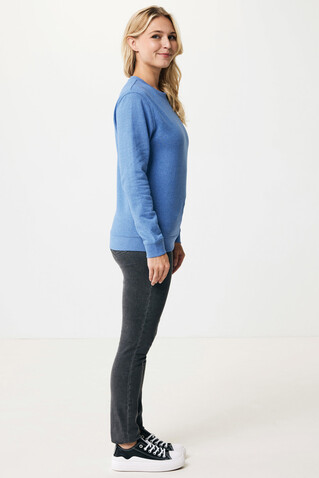 IQONIQ Denali ungefärbt. Rundhals-Sweater aus recycelter BW heather blue bedrucken, Art.-Nr. T9301.024.L IQONIQ Denali ungefärbt. Rundhals-Sweater aus recycelter BW heather blue bedrucken, Art.-Nr. T9301.024.L