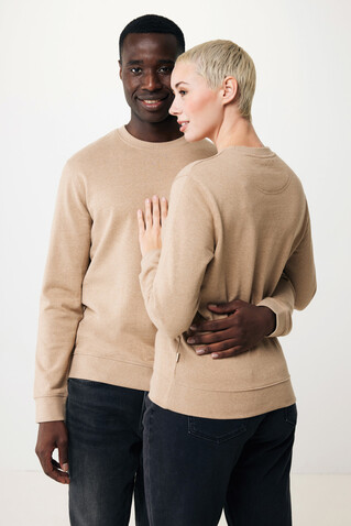 IQONIQ Denali ungefärbt. Rundhals-Sweater aus recycelter BW heather brown bedrucken, Art.-Nr. T9301.017.L IQONIQ Denali ungefärbt. Rundhals-Sweater aus recycelter BW heather brown bedrucken, Art.-Nr. T9301.017.L