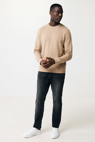 IQONIQ Denali ungefärbt. Rundhals-Sweater aus recycelter BW heather brown bedrucken, Art.-Nr. T9301.017.L IQONIQ Denali ungefärbt. Rundhals-Sweater aus recycelter BW heather brown bedrucken, Art.-Nr. T9301.017.L