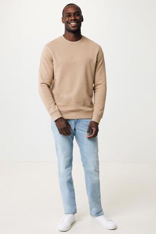 IQONIQ Denali ungefärbt. Rundhals-Sweater aus recycelter BW heather brown bedrucken, Art.-Nr. T9301.017.L IQONIQ Denali ungefärbt. Rundhals-Sweater aus recycelter BW heather brown bedrucken, Art.-Nr. T9301.017.L