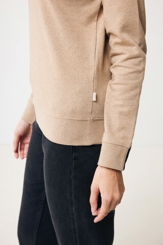 IQONIQ Denali ungefärbt. Rundhals-Sweater aus recycelter BW heather brown bedrucken, Art.-Nr. T9301.017.L IQONIQ Denali ungefärbt. Rundhals-Sweater aus recycelter BW heather brown bedrucken, Art.-Nr. T9301.017.L