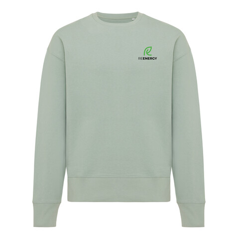 IQONIQ Kruger Relax-Rundhals-Sweater aus recycelt. Baumwolle Iceberg green bedrucken, Art.-Nr. T9302.023.S IQONIQ Kruger Relax-Rundhals-Sweater aus recycelt. Baumwolle Iceberg green bedrucken, Art.-Nr. T9302.023.S