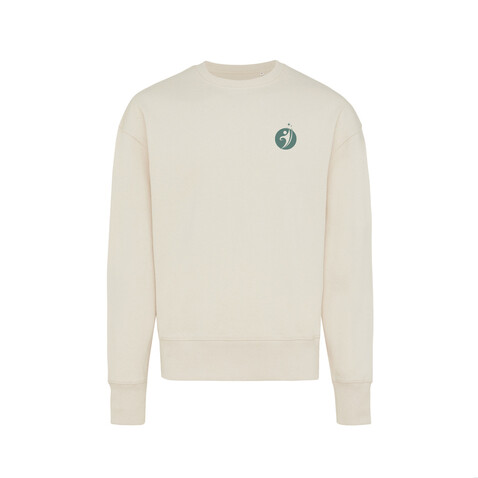 IQONIQ Kruger Relax-Rundhals-Sweater aus recycelt. Baumwolle natural raw bedrucken, Art.-Nr. T9302.018.XXXL IQONIQ Kruger Relax-Rundhals-Sweater aus recycelt. Baumwolle natural raw bedrucken, Art.-Nr. T9302.018.XXXL