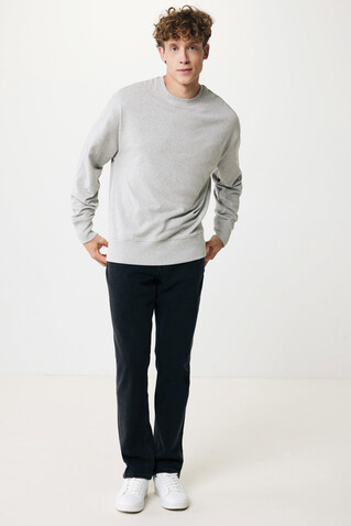 IQONIQ Kruger Relax-Rundhals-Sweater aus recycelt. Baumwolle heather grey bedrucken, Art.-Nr. T9302.013.XL IQONIQ Kruger Relax-Rundhals-Sweater aus recycelt. Baumwolle heather grey bedrucken, Art.-Nr. T9302.013.XL