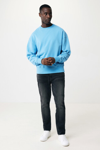 IQONIQ Kruger Relax-Rundhals-Sweater aus recycelt. Baumwolle tranquil blue bedrucken, Art.-Nr. T9302.010.XXXL IQONIQ Kruger Relax-Rundhals-Sweater aus recycelt. Baumwolle tranquil blue bedrucken, Art.-Nr. T9302.010.XXXL
