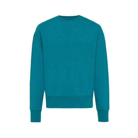 IQONIQ Kruger Relax-Rundhals-Sweater aus recycelt. Baumwolle verdigris bedrucken, Art.-Nr. T9302.009.XXL IQONIQ Kruger Relax-Rundhals-Sweater aus recycelt. Baumwolle verdigris bedrucken, Art.-Nr. T9302.009.XXL