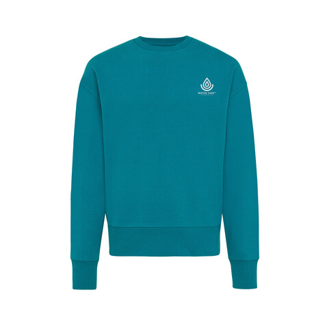 IQONIQ Kruger Relax-Rundhals-Sweater aus recycelt. Baumwolle verdigris bedrucken, Art.-Nr. T9302.009.XXL IQONIQ Kruger Relax-Rundhals-Sweater aus recycelt. Baumwolle verdigris bedrucken, Art.-Nr. T9302.009.XXL