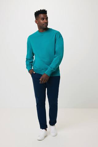 IQONIQ Kruger Relax-Rundhals-Sweater aus recycelt. Baumwolle verdigris bedrucken, Art.-Nr. T9302.009.XXL IQONIQ Kruger Relax-Rundhals-Sweater aus recycelt. Baumwolle verdigris bedrucken, Art.-Nr. T9302.009.XXL