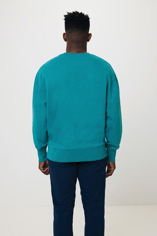 IQONIQ Kruger Relax-Rundhals-Sweater aus recycelt. Baumwolle verdigris bedrucken, Art.-Nr. T9302.009.XXL IQONIQ Kruger Relax-Rundhals-Sweater aus recycelt. Baumwolle verdigris bedrucken, Art.-Nr. T9302.009.XXL