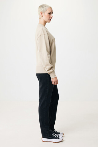 IQONIQ Kruger Relax-Rundhals-Sweater aus recycelt. Baumwolle desert bedrucken, Art.-Nr. T9302.006.XL