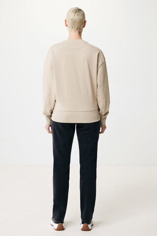 IQONIQ Kruger Relax-Rundhals-Sweater aus recycelt. Baumwolle desert bedrucken, Art.-Nr. T9302.006.XL