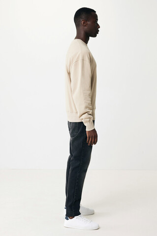 IQONIQ Kruger Relax-Rundhals-Sweater aus recycelt. Baumwolle desert bedrucken, Art.-Nr. T9302.006.XL
