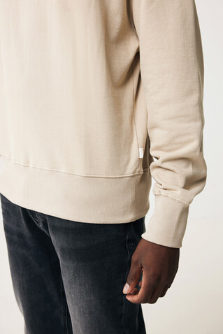 IQONIQ Kruger Relax-Rundhals-Sweater aus recycelt. Baumwolle desert bedrucken, Art.-Nr. T9302.006.XL