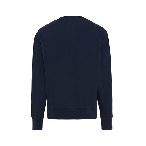IQONIQ Kruger Relax-Rundhals-Sweater aus recycelt. Baumwolle navy blau bedrucken, Art.-Nr. T9302.002.S IQONIQ Kruger Relax-Rundhals-Sweater aus recycelt. Baumwolle navy blau bedrucken, Art.-Nr. T9302.002.S
