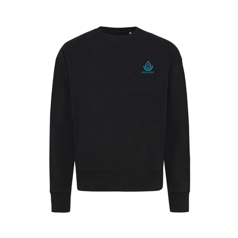 IQONIQ Kruger Relax-Rundhals-Sweater aus recycelt. Baumwolle schwarz bedrucken, Art.-Nr. T9302.001.XS IQONIQ Kruger Relax-Rundhals-Sweater aus recycelt. Baumwolle schwarz bedrucken, Art.-Nr. T9302.001.XS