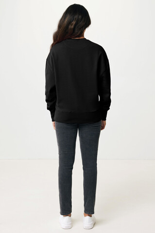 IQONIQ Kruger Relax-Rundhals-Sweater aus recycelt. Baumwolle schwarz bedrucken, Art.-Nr. T9302.001.XS IQONIQ Kruger Relax-Rundhals-Sweater aus recycelt. Baumwolle schwarz bedrucken, Art.-Nr. T9302.001.XS