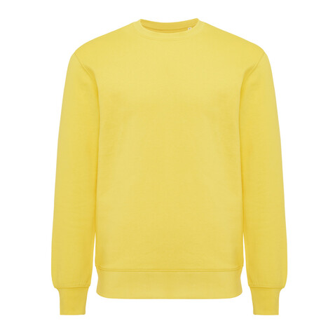 IQONIQ Etosha Lightweight Sweater aus recycelter Baumwolle gelb bedrucken, Art.-Nr. T9303.045.XXS