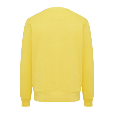 IQONIQ Etosha Lightweight Sweater aus recycelter Baumwolle gelb bedrucken, Art.-Nr. T9303.045.XXS