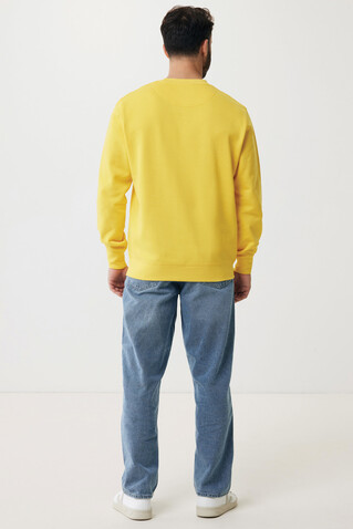 IQONIQ Etosha Lightweight Sweater aus recycelter Baumwolle gelb bedrucken, Art.-Nr. T9303.045.XXS