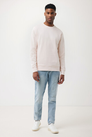 IQONIQ Etosha Lightweight Sweater aus recycelter Baumwolle cloud pink bedrucken, Art.-Nr. T9303.039.M