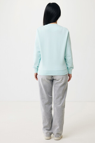 IQONIQ Etosha Lightweight Sweater aus recycelter Baumwolle crushed mint bedrucken, Art.-Nr. T9303.037.XXXL