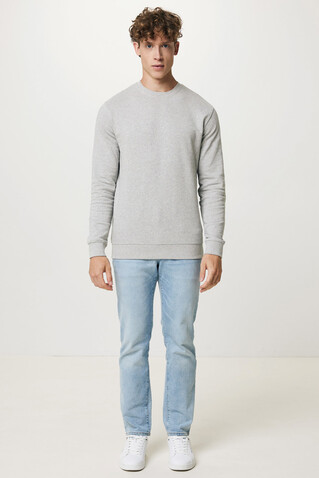 IQONIQ Etosha Lightweight Sweater aus recycelter Baumwolle light heather grey bedrucken, Art.-Nr. T9303.032.XXL IQONIQ Etosha Lightweight Sweater aus recycelter Baumwolle light heather grey bedrucken, Art.-Nr. T9303.032.XXL